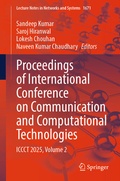 Cover: Proceedings of International Conference on Communication and Computational Technologies - Springer