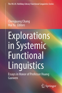Enlarge image Cover: Explorations in Systemic Functional Linguistics - Springer