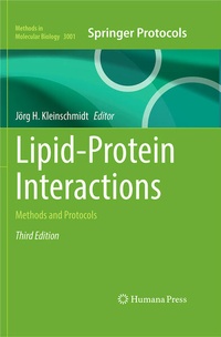 Enlarge image Cover: Lipid-Protein Interactions - Humana