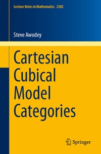 Enlarge image Cover: Cartesian Cubical Model Categories - Springer