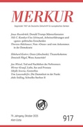 Cover: MERKUR 10/2025, Jg.79 - Klett-Cotta