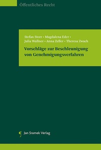Abbildung von: Vorschläge zur Beschleunigung von Genehmigungsverfahren - Jan Sramek Verlag KG