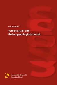 Abbildung von: Verkehrsstraf- und Ordnungswidrigkeitenrecht - Hagener Wissenschaftsverlag
