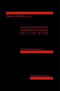Cover: Gedichte und Ges&auml;nge dritter Band - Edition Art & Science