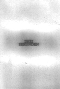 Cover: Drei Sekunden - Verlag Kettler