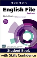 Cover: English File fifth edition Beginner Student Book with access to Skills Confidence - Oxford University Press