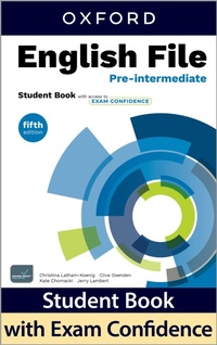 Enlarge image Cover: English File fifth edition Pre-intermediate Student Book with access to Exam Confidence - Oxford University Press