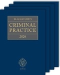 Bild: Blackstone's Criminal Practice 2026 (All Supplements Pack) - Oxford University Press