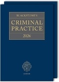 Bild: Blackstone's Criminal Practice 2026 - Oxford University Press