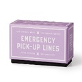 Cover: Emergency Pick-up Lines Card Set - Galison