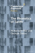 Cover: The Phonetics of Tarifit - Cambridge University Press