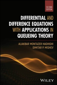 Enlarge image Cover: Differential and Difference Equations with Applications in Queueing Theory - Wiley