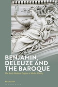 Cover: Benjamin, Deleuze and the Baroque - Bloomsbury Academic