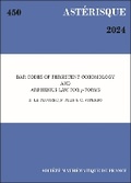 Cover: Bar Codes of Persistent Cohomology and Arrhenius Law for $p$-Forms - Societe mathematique de France