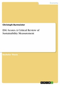 Abbildung von: ESG Scores. A Critical Review of Sustainability Measurement - GRIN Verlag