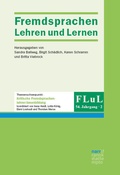 Cover: FLuL - Fremdsprachen Lehren und Lernen 54, 2 - Narr Francke Attempto