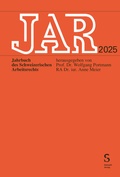 Cover: JAR 2025 - St&auml;mpfli Verlag AG