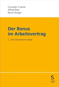 Abbildung von: Der Bonus im Arbeitsvertrag - Stämpfli Verlag