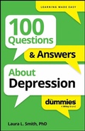 Cover: 100 Questions & Answers About Depression For Dummies - Wiley