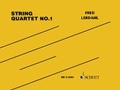 Cover: String Quartet No. 1 - Schott