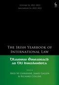 Cover: The Irish Yearbook of International Law, Volume 16, 2021-2022 - Hart Publishing