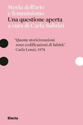 Cover: Storia dell'arte e femminismo. Una questione aperta - Pesci rossi;Electa