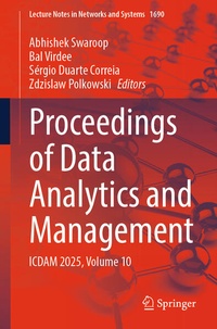 Enlarge image Cover: Proceedings of Data Analytics and Management - Springer