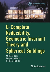 Enlarge image Cover: G-Complete Reducibility, Geometric Invariant Theory and Spherical Buildings - Birkhäuser