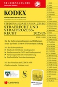 Cover: KODEX Strafrecht und Strafprozessrecht (Uni Sbg) - LexisNexis Verlag ARD ORAC GmbH