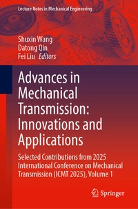 Enlarge image Cover: Advances in Mechanical Transmission: Innovations and Applications - Springer
