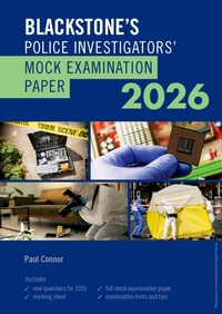 Abbildung von: Blackstone's Police Investigators' Mock Exam 2026 - Oxford University Press