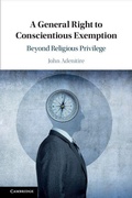 Cover: A General Right to Conscientious Exemption - Cambridge University Press