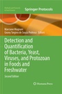 Cover: Detection and Quantification of Bacteria, Yeast, Viruses, and Protozoan in Foods and Freshwater - Humana