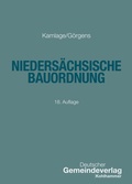 Abbildung von: Niedersächsische Bauordnung - Deutscher Gemeindeverlag