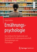 Cover: Ern&auml;hrungspsychologie - Springer Spektrum