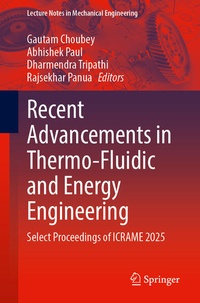 Abbildung von: Recent Advancements in Thermo-Fluidic and Energy Engineering - Springer