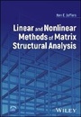 Cover: Linear and Nonlinear Methods of Matrix Structural Analysis - Wiley
