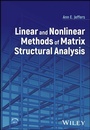 Cover: Linear and Nonlinear Methods of Matrix Structural Analysis - Wiley-ISTE