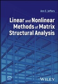 Cover: Linear and Nonlinear Methods of Matrix Structural Analysis - Wiley-ISTE