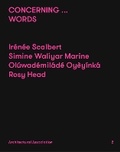 Cover: Concerning...Words - Architectural Association Publications