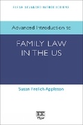 Cover: Advanced Introduction to Family Law in the US - Edward Elgar Publishing