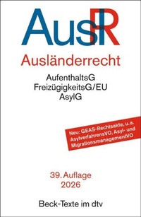 Abbildung von: Ausländerrecht. AuslR - dtv