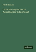 Cover: Gerefa - Antigonos Verlag
