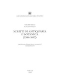 Cover: Scritti Di Antiquaria E Botanica (1568-1602) - Viella