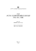 Cover: Gli ACTA Comunitatis Tarvisii del Sec. XIII - Viella