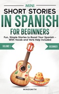 Cover: Mini Short Stories in Spanish for Beginners - Color Craft