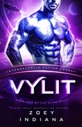 Cover: Vylit: Glowing for Her (Consumed by the Alien Heat, #1) - Zoey Indiana