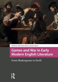 Cover: Games and War in Early Modern English Literature - Routledge
