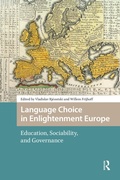 Cover: Language Choice in Enlightenment Europe - Routledge