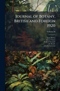 Cover: Journal of Botany, British and Foreign 1920 - Hutson Street Press